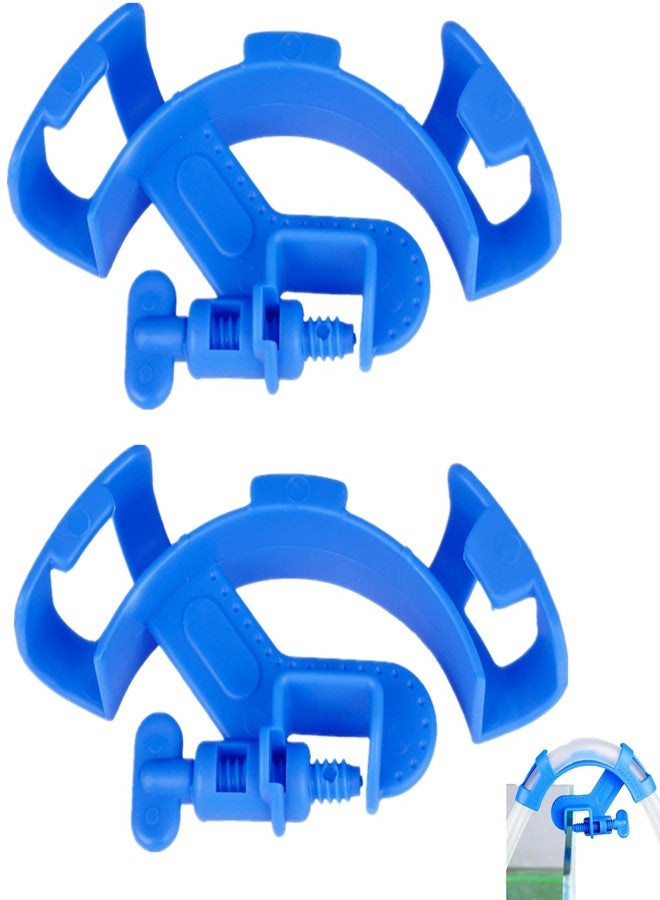 Fuzdaycu Fish Tank Water Pipe Clamp, Adjustable Fish Tank Tubing Holders Pipe Fixing Bracket, Aquarium Hose Clip Water Changer Holder for Fish Tank Cleaning Water Changing - Image 1